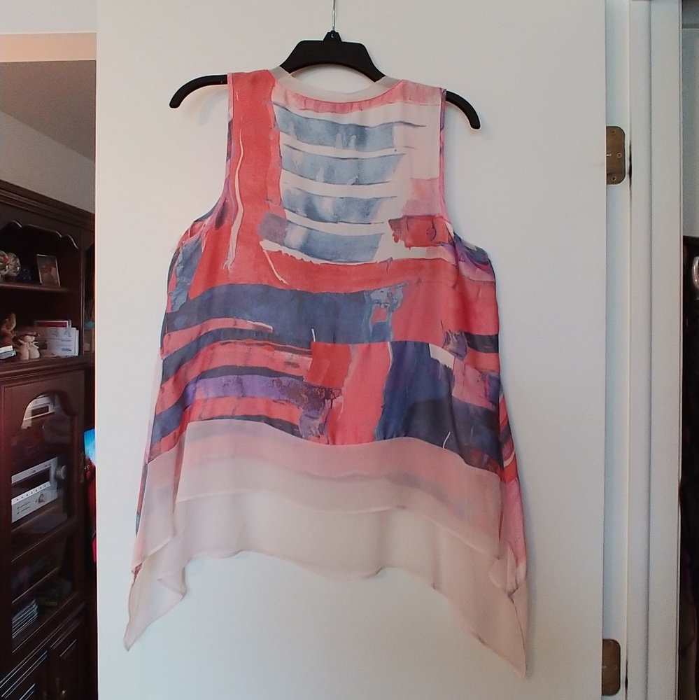 EUC Light and Flowy Colorful Top - Picture 3 of 3